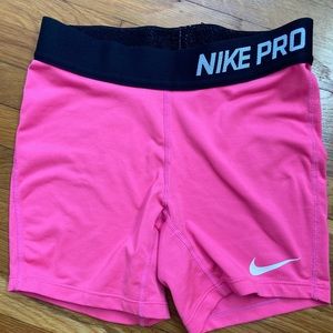 Nike Pro Dri Fit compression shorts. Youth Medium